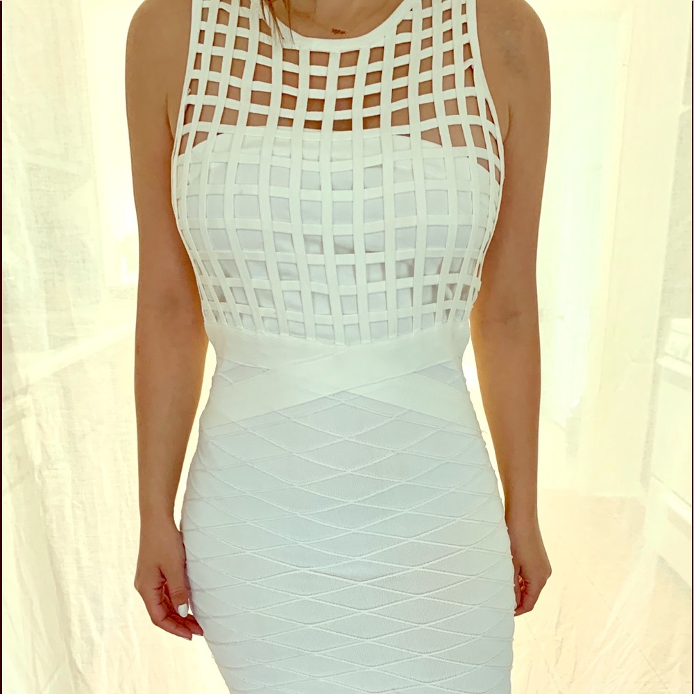 Arden B white cocktail dress
